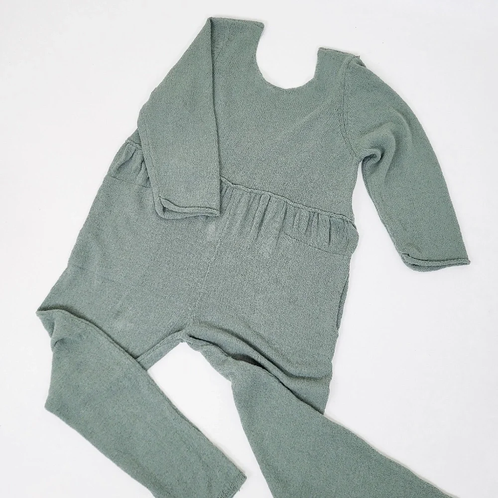FP Beach Breaking Free Knit Jumpsuit Onepiece olive sage green - Picture 9 of 15